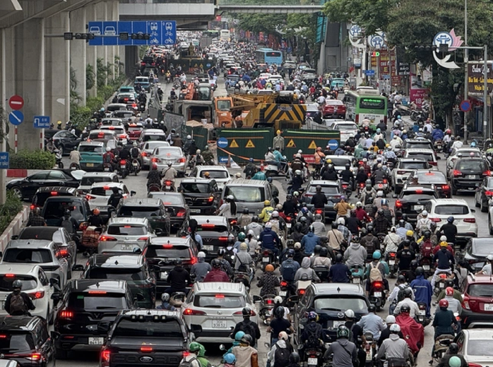 Hà Nội dự kiến chưa cấm xe máy xăng tại vùng lõi. Ảnh minh hoạ
