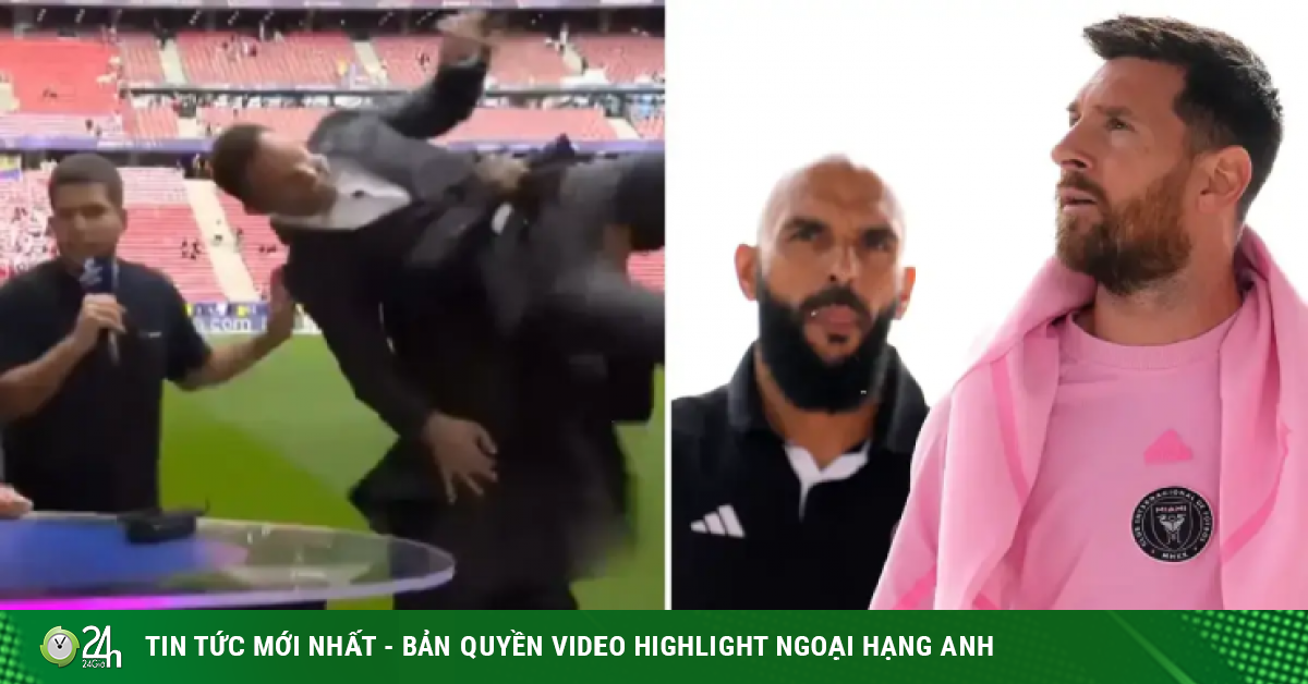 Vệ sĩ Messi khoe kĩ năng võ thuật thượng thừa, vác nhà báo "đuổi" khỏi sóng truyền hình