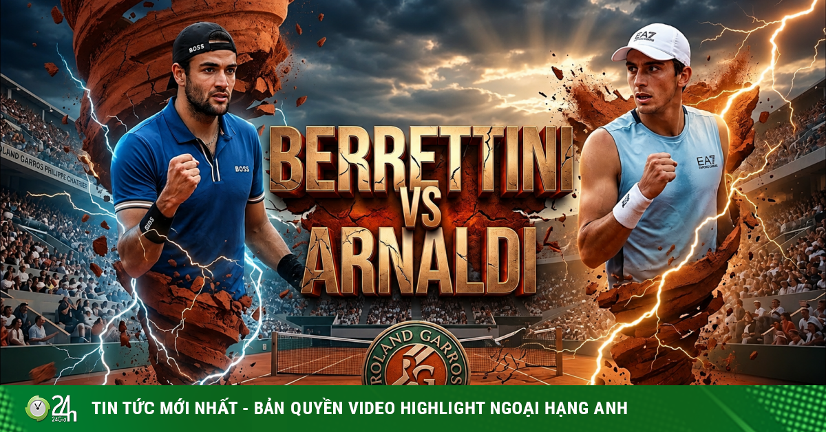 Tennis đỉnh cao Roland Garros: Berrettini - Arnaldi đấu trận lịch sử, Cobolli quyết hạ Aliassime