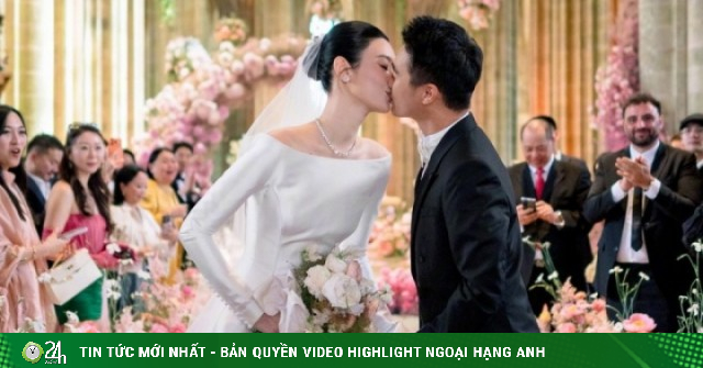 Hề Mộng Dao và con trai tỷ phú cưới trong lâu đài