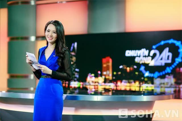 Á hậu vừa quyết định ngừng dẫn Chuyển động 24h có sắc vóc ra sao? - 1