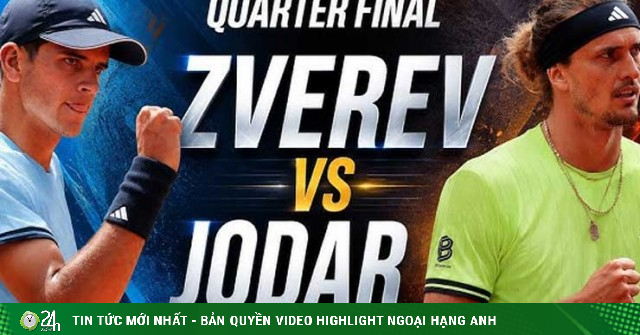 Trực tiếp tennis Jodar - Zverev: Trận chiến khó lường (Roland Garros)