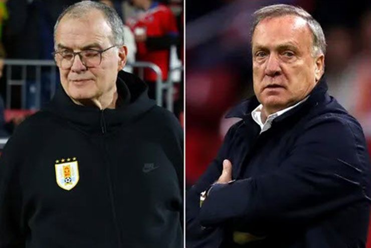 Bielsa và Advocaat, 2 trong số những HLV già nhất World Cup năm nay