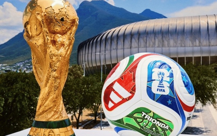 Trái bóng World Cup 2026 TRIONDA còn sở hữu thiết kế khí động học hoàn toàn mới.