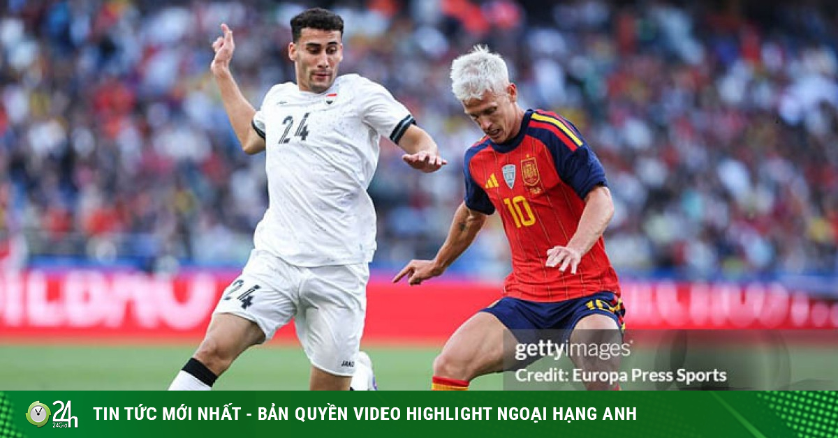 Video bóng đá Tây Ban Nha - Iraq: Cú sốc từ đội cửa dưới