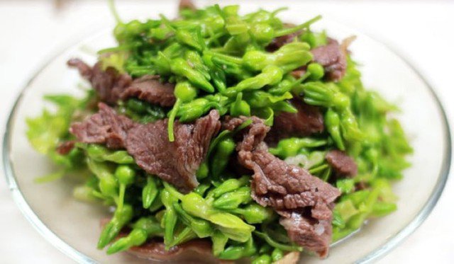 Hoa thiên lý xào thịt bò là món dễ làm nhưng lại bổ dưỡng cho sức khỏe.