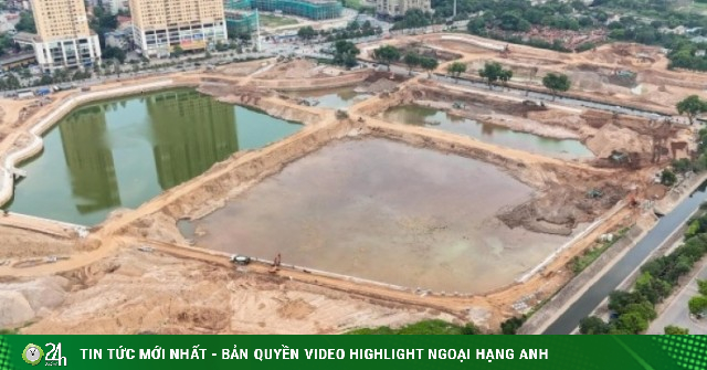 Loạt hồ điều hòa ở Hà Nội dần lộ diện trước mùa mưa