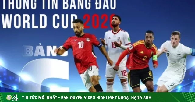 Thông tin bảng G FIFA World Cup 2026: Quỷ đỏ bước vào mê cung