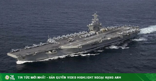 Thiệt hại thảm khốc của siêu tàu sân bay Mỹ sau cuộc tấn công của Iran ông Trump không muốn tiết lộ