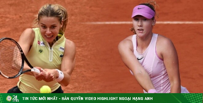 Video tennis Chwalinska - Andreeva: "Đại tiệc" break-point, nữ hoàng lộ diện (Chung kết Roland Garros)