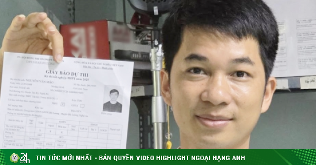 Người đàn ông 39 tuổi ở Nghệ An chuẩn bị thi tốt nghiệp lần thứ 18