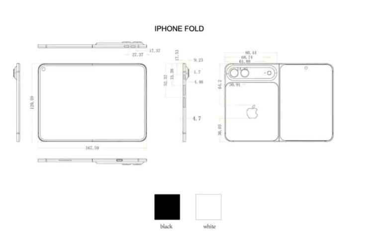 Kích thước iPhone Ultra bị rò rỉ. Ảnh: Naver