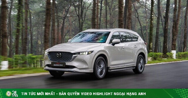 Giá xe Mazda CX-8 cập nhật tháng 6/2026, từ 899 triệu đồng