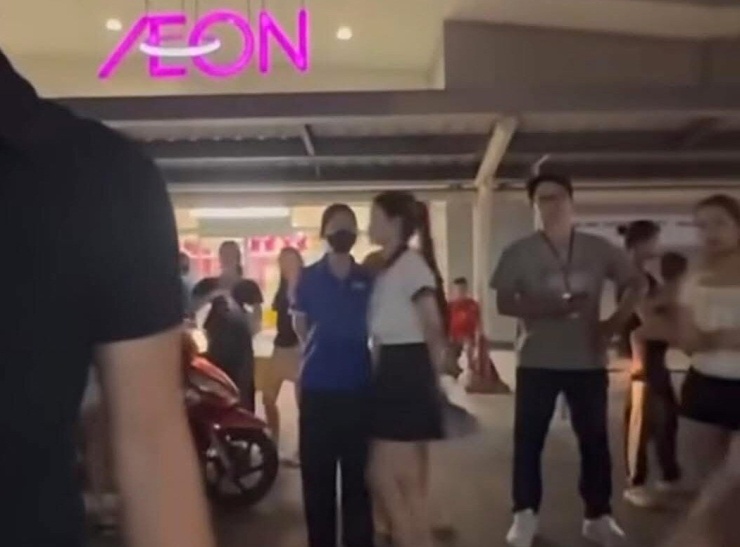 Khu vực xảy ra vụ việc. Ảnh cắt từ clip