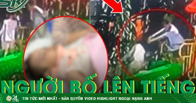 Bé gái bị xô ngã từ cầu trượt cao 1,5m nứt xương hốc mắt, tụ máu đầu, người cha nghẹn ngào tự trách