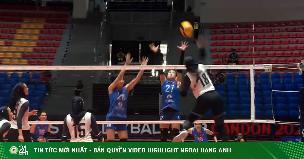 Video bóng chuyền nữ Việt Nam - Iran: Phô diễn đẳng cấp, đoạt vé bán kết sớm (AVC Nations Cup)