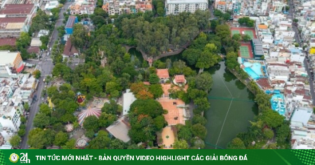 Toàn cảnh công viên Lê Thị Riêng - nơi đang xác minh có khu mộ tập thể 900 liệt sĩ