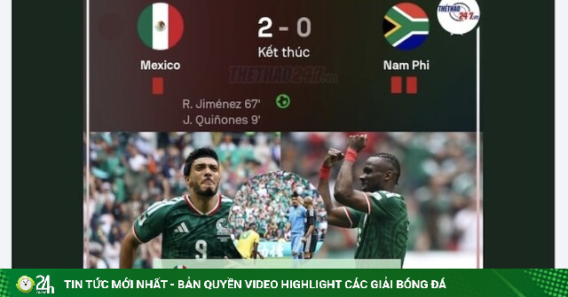Mexico đấu Nam Phi tại World Cup 2026