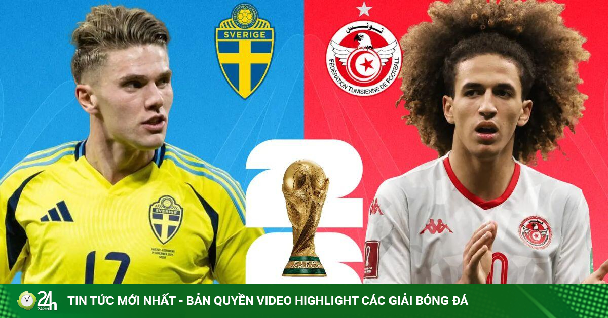 Trực tiếp bóng đá Thụy Điển - Tunisia: Chờ Gyokeres - Isak tỏa sáng (World Cup)