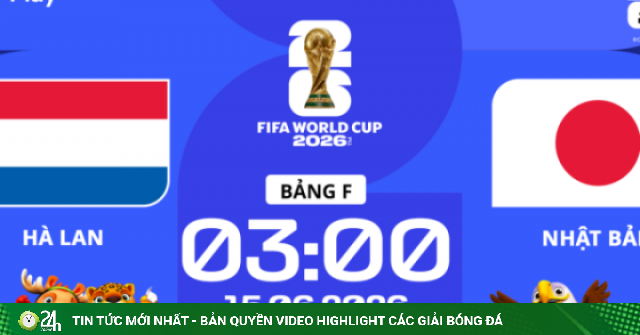 Hà Lan vs Nhật Bản (3h00 ngày 15/6, bảng F World Cup 2026): “Lốc cam” lấn lướt về phạt góc?