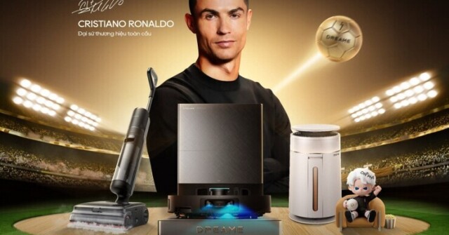 Cristiano Ronaldo chọn Dreame: Khi những nhà vô địch cùng tạo nên chuẩn mực sống mới
