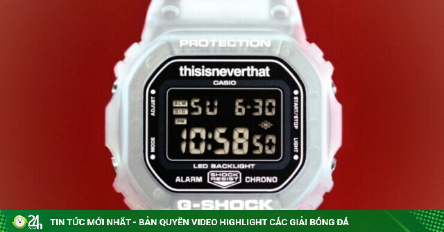 Casio ra mắt đồng hồ G-Shock trong suốt mang phong cách đường phố thập niên 90