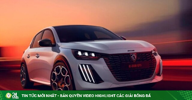 Xe điện Peugeot e-208 GTi lộ diện toàn cầu