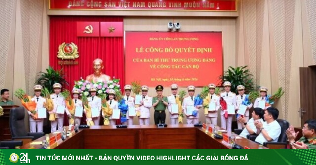 Bộ Công an tổ chức công bố Quyết định của Ban Bí thư Trung ương Đảng về công tác cán bộ