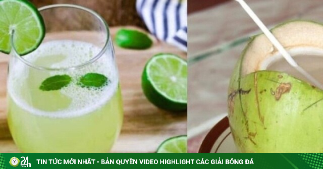 Trời nóng, uống nước chanh hay nước dừa tốt hơn?