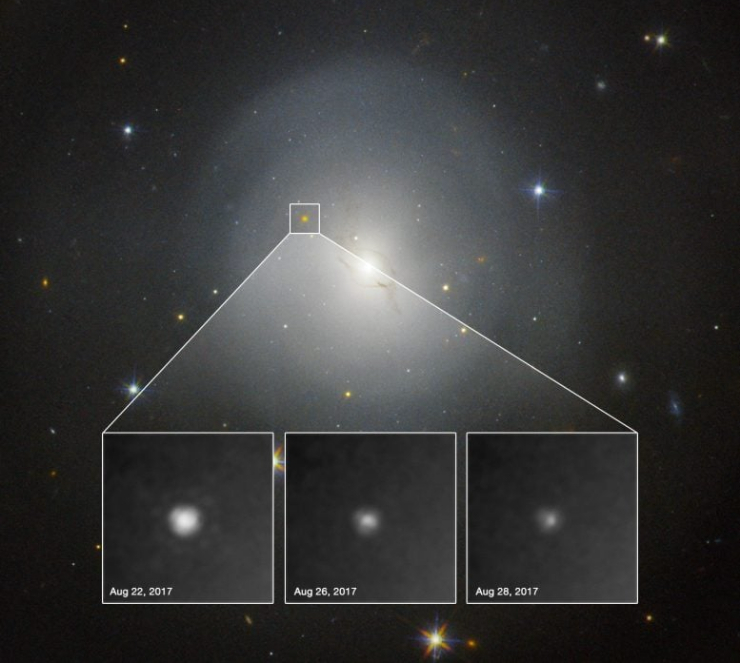 Vào năm 2017, trong thiên hà hình thấu kính NGC 4993, vụ va chạm đầu tiên giữa hai sao neutron đã được quan sát bằng các phép đo sóng hấp dẫn.
