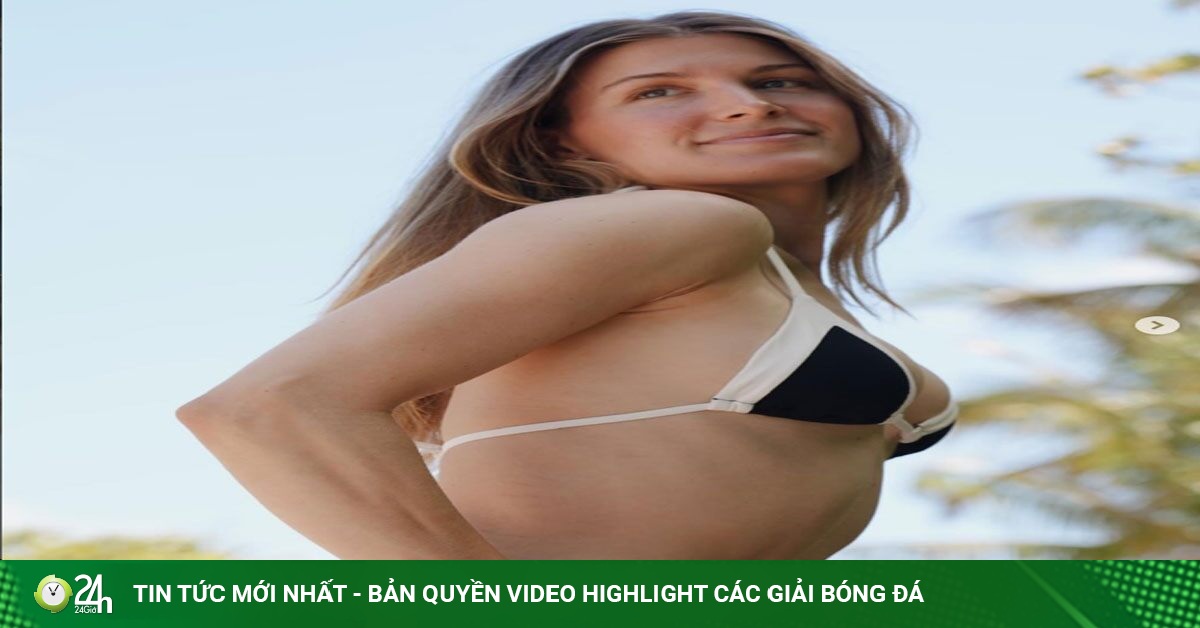 Mỹ nhân tennis Bouchard mặc bikini bé xíu, khoe dáng cực chuẩn trước thềm Wimbledon