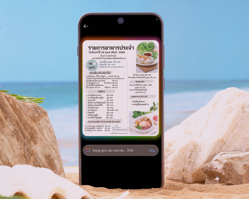 Dịch menu một cách siêu nhanh và chính xác