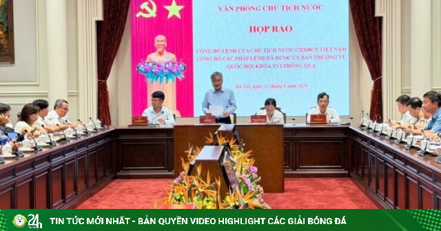 Công bố Lệnh của Chủ tịch nước về 2 Pháp lệnh có hiệu lực từ 1/7/2026