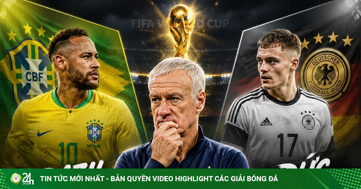 ĐT Pháp đứng trước lựa chọn khó tại World Cup: Đối đầu với Đức hay Brazil?