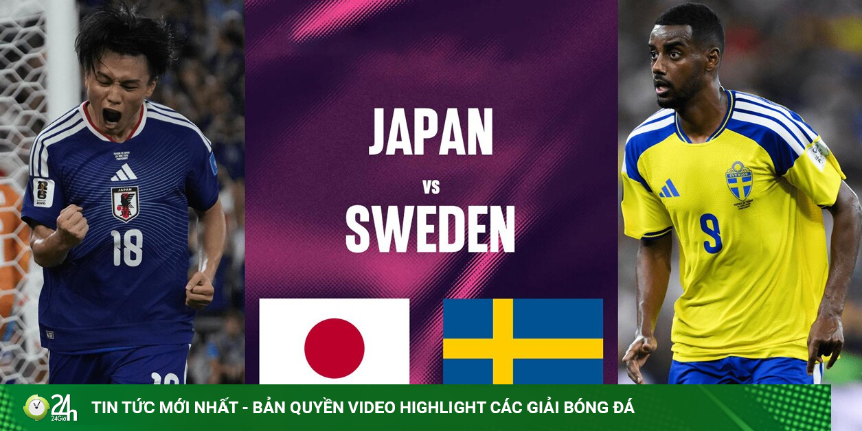 Trực tiếp bóng đá Nhật Bản - Thụy Điển: Hướng tới ngôi đầu bảng (World Cup)