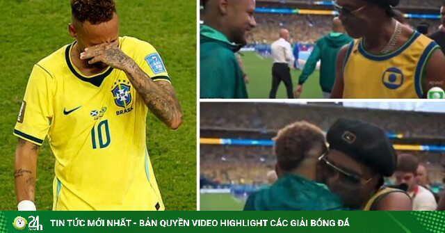 Neymar bật khóc khi trở lại ĐT Brazil sau 981 ngày, Ronaldinho tri ân xúc động