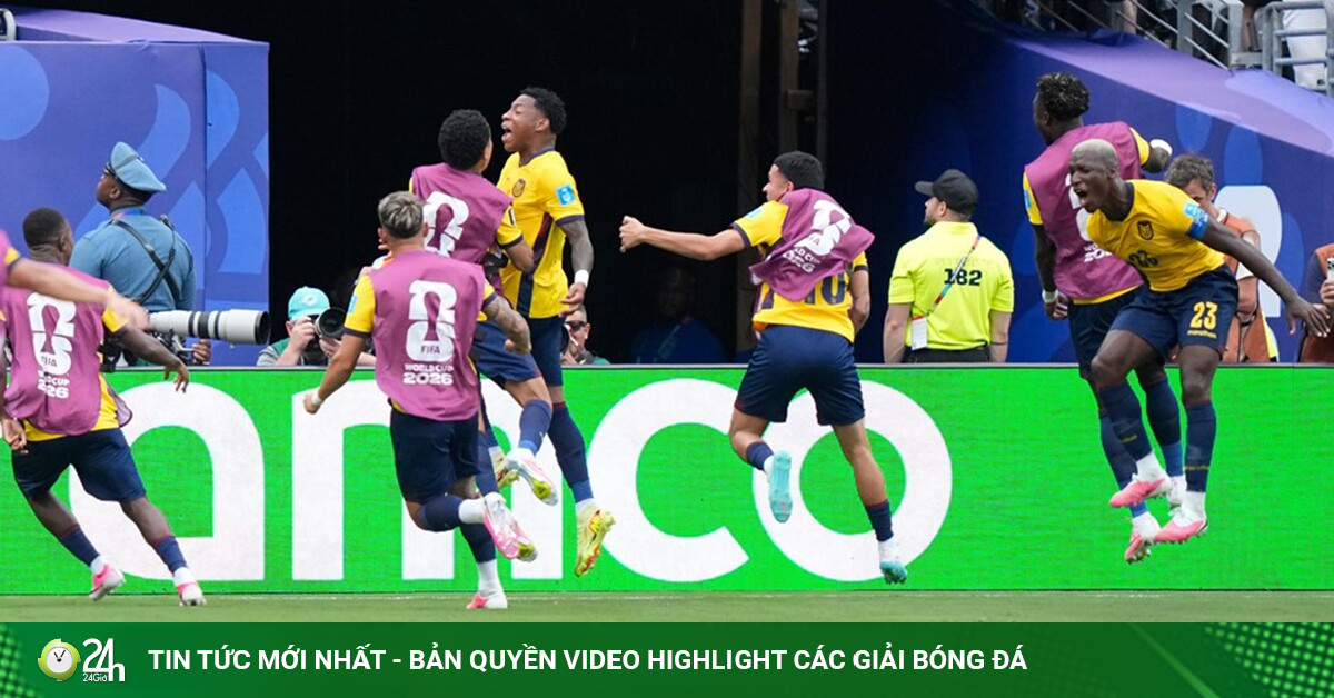 Nóng bảng xếp hạng World Cup: Ecuador hạ Đức, giành vé vào vòng knock-out