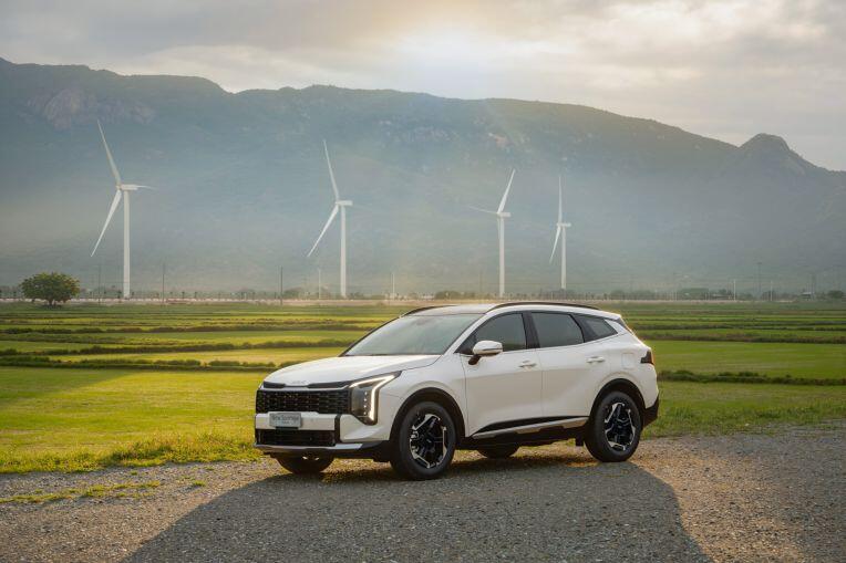 Mẫu xe Kia Sportage bản nâng cấp vừa được ra mắt tại Việt Nam.