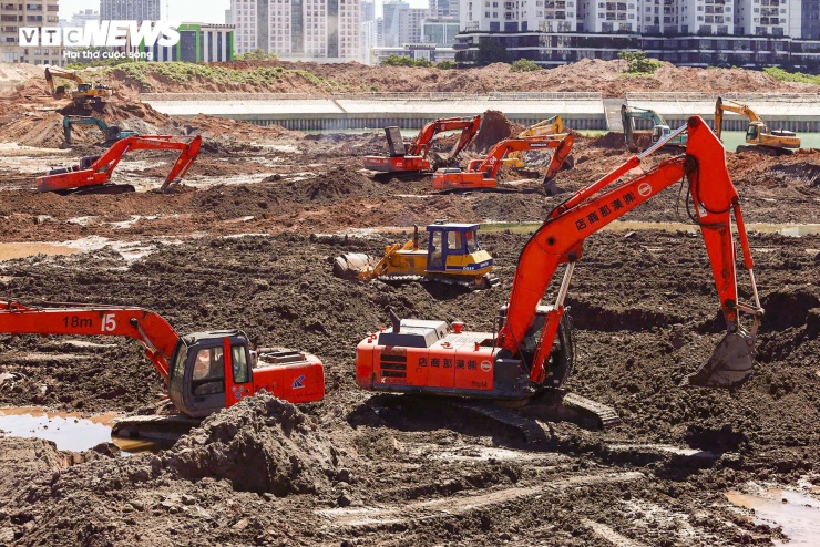 Hồ điều hòa nghìn tỷ phía Tây Hà Nội dần lộ diện - 12