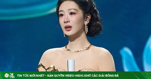 Dương Tử mắt ướt nhòe khi giành Thị hậu 'Bạch Ngọc Lan'