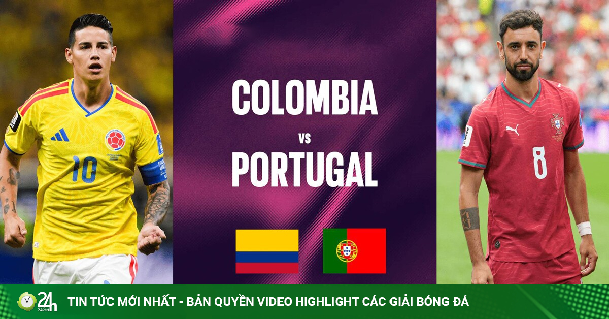 Trực tiếp bóng đá Colombia - Bồ Đào Nha: Đại chiến vì ngôi đầu (World Cup)