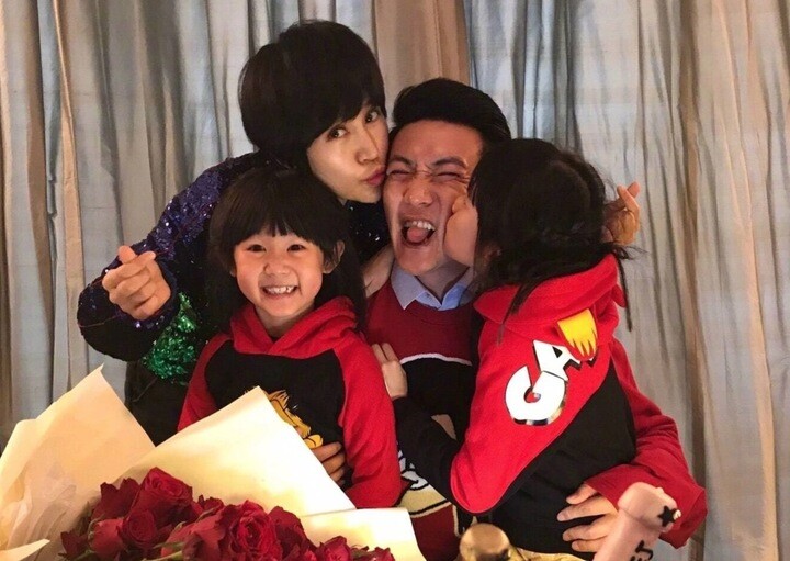 Tổ ấm viên mãn của nam diễn viên.