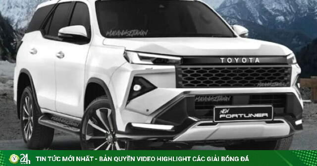 Toyota hé lộ hình ảnh đầu tiên về dòng xe Fortuner thế hệ mới