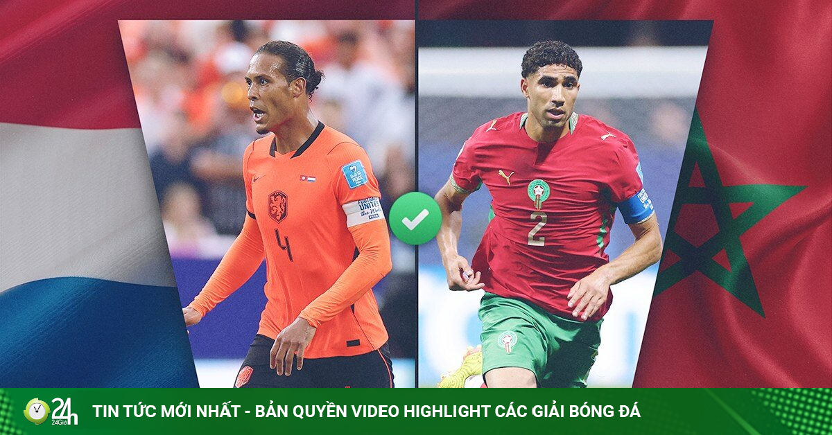 Trực tiếp bóng đá Hà Lan - Morocco: "Cơn lốc da cam" đọ tài "Vua châu Phi" (World Cup)