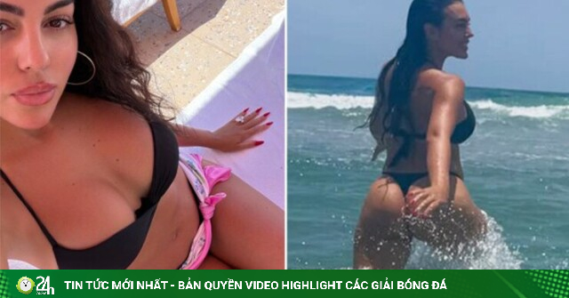 Bạn gái diện bikini khoe 3 vòng nóng bỏng, tiếp lửa Ronaldo chinh phục World Cup