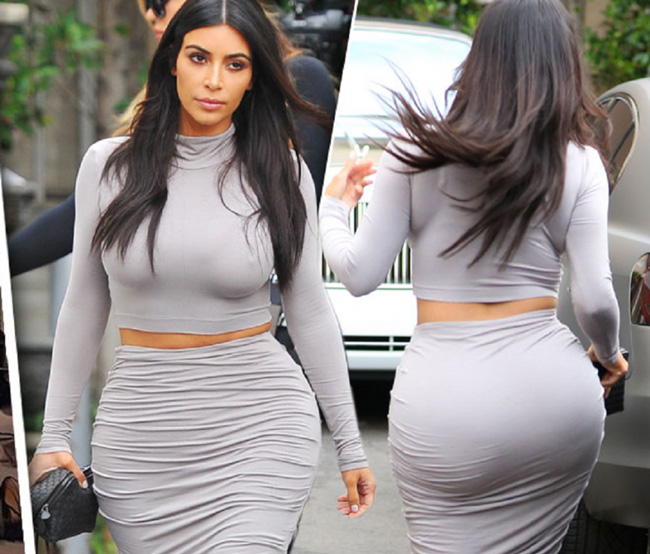 Không phải vô cớ tên tuổi Kim Kardashian lại gắn liền với nickname &#34;cô Kim siêu vòng 3&#34;