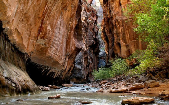 Hẻm núi Narrows nằm trong danh sách 100 điểm&nbsp;du lịch mạo hiểm hấp dẫn nước Mỹ. Tới đây, bạn có thể tham gia hoạt động đi bộ leo núi hay chèo thuyền mạo hiểm dưới sông. Nơi đây cũng có 12 địa điểm cắm trại để du khách nghỉ&nbsp;qua đêm.