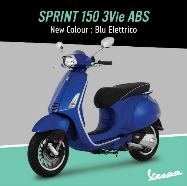 Vespa Sprint 150 3Vie ABS trang bị bộ chống bó cứng phanh &#40;ABS&#41; cùng công nghệ Blu Eletrico tăng khả năng tiết kiệm nhiên liệu theo hướng phun xăng điện tử và tạo ra độ êm dịu sâu của động cơ.