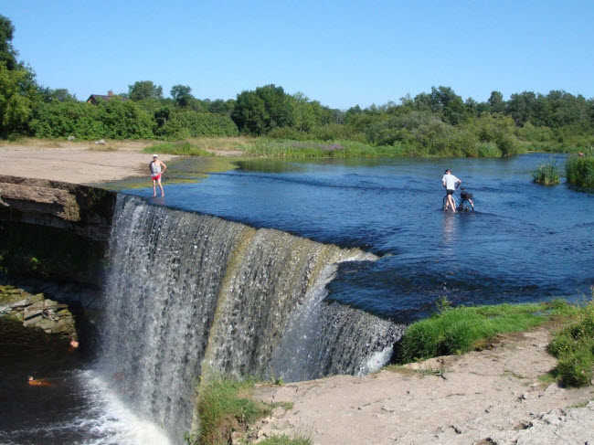 Thác Jägala ở Estonia còn được mệnh danh là thác Niagara của vùng Baltics.