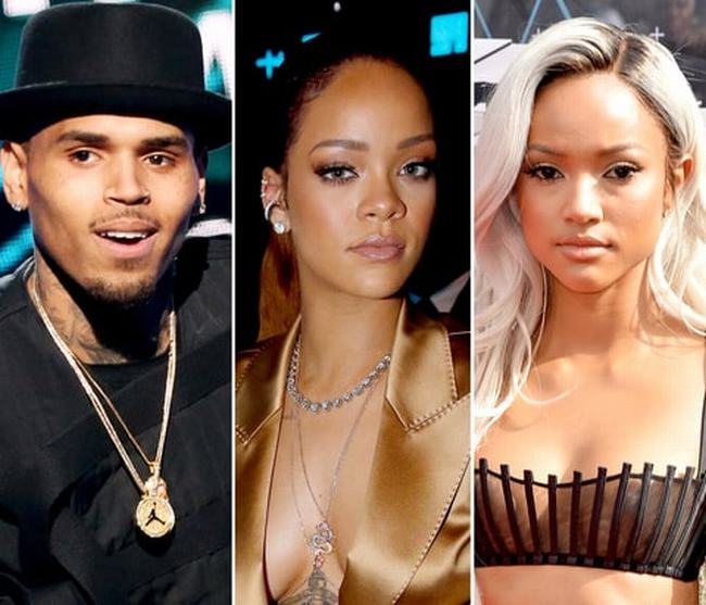 Cũng từ đây, mối quan hệ giữa Karrueche và Rihanna &#40;tình cũ của Chris Brown&#41; xảy ra nhiều mâu thuẫn. Cả hai thậm chí còn không ít lần lên báo nói xấu nhau khiến báo giới tốn không ít giấy mực về chuyện tình tay ba của hai người.